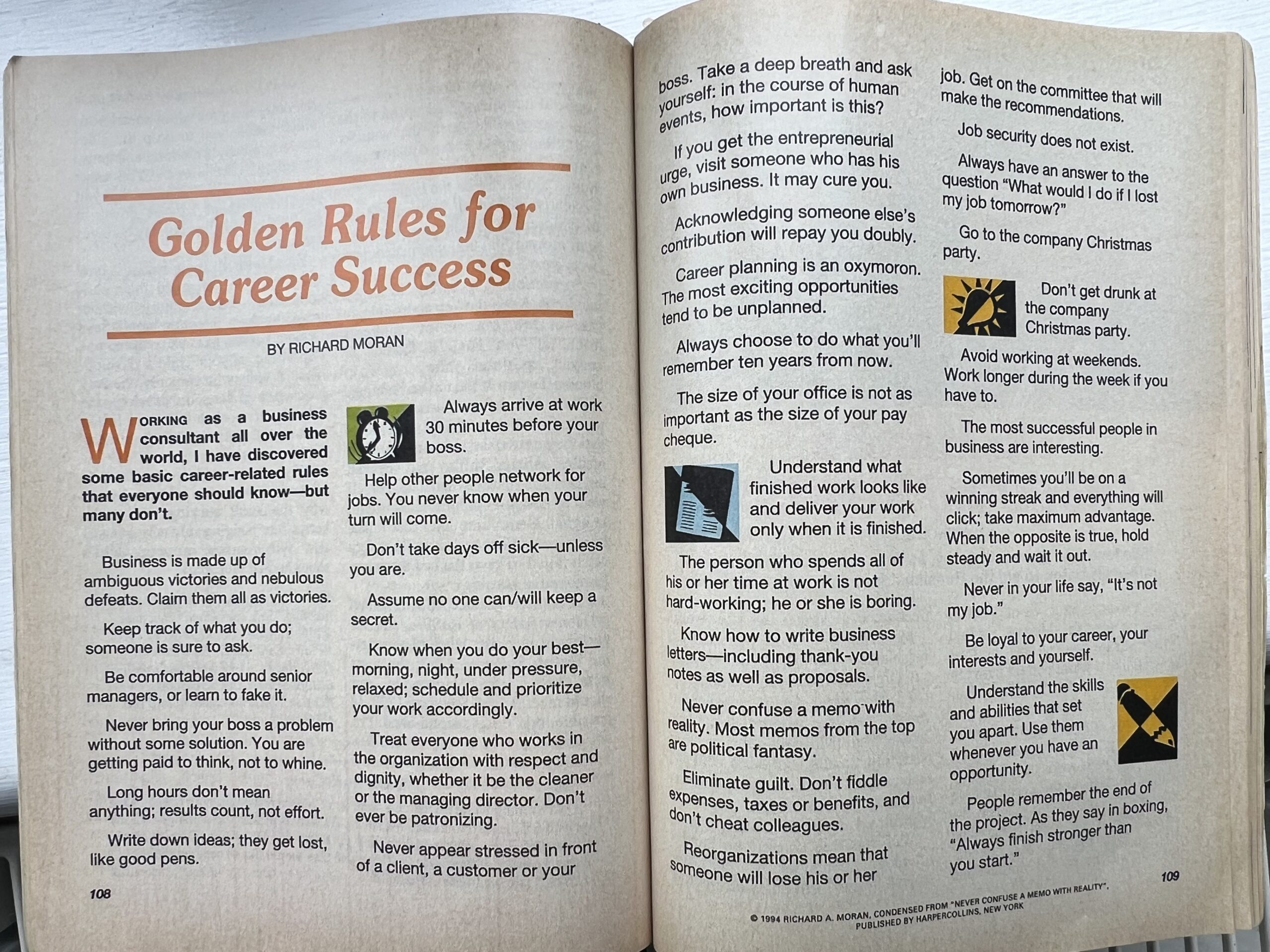 Golden Rules for Career Success
