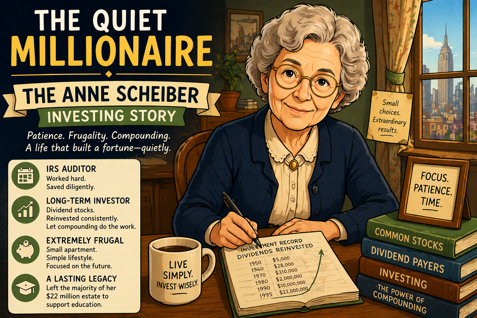 The Quiet Millionaire: The Anne Scheiber Investing Story