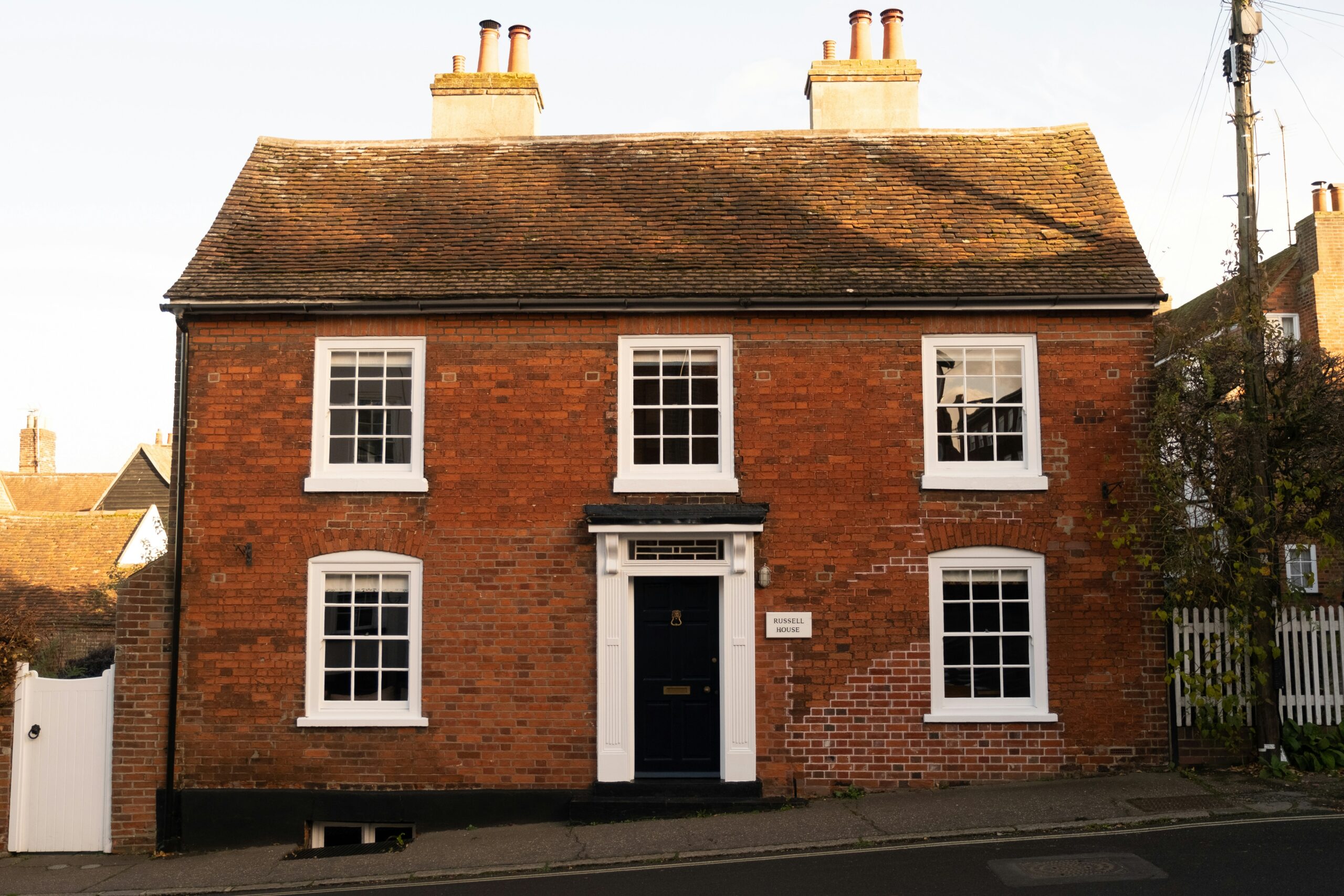 A brick house.